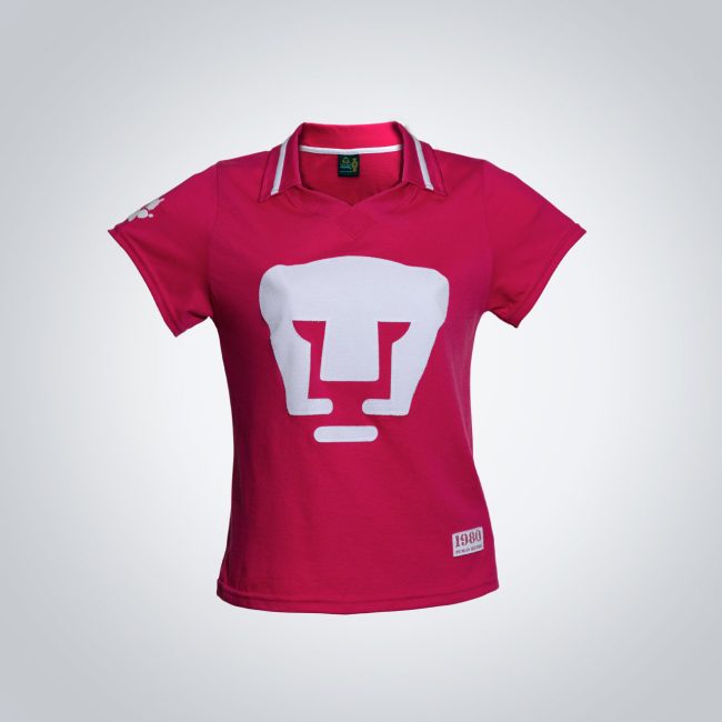 Playera 'Pumas 1980' en rosa para mujer