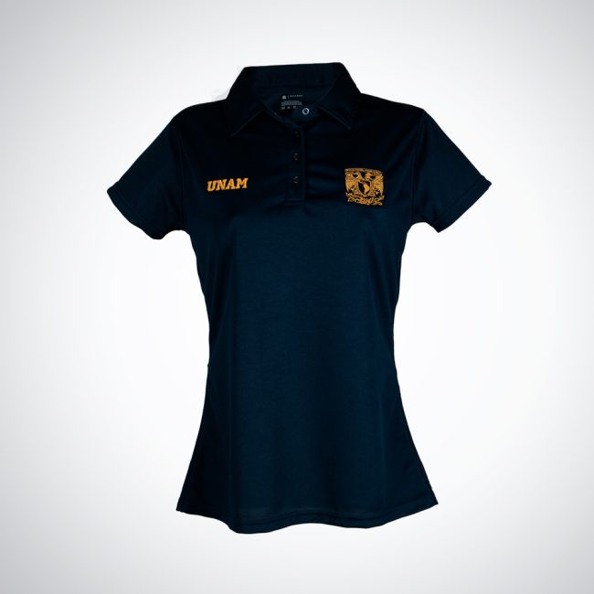 Playera Pumas UNAM Polo Azul/Oro Sport Mujer