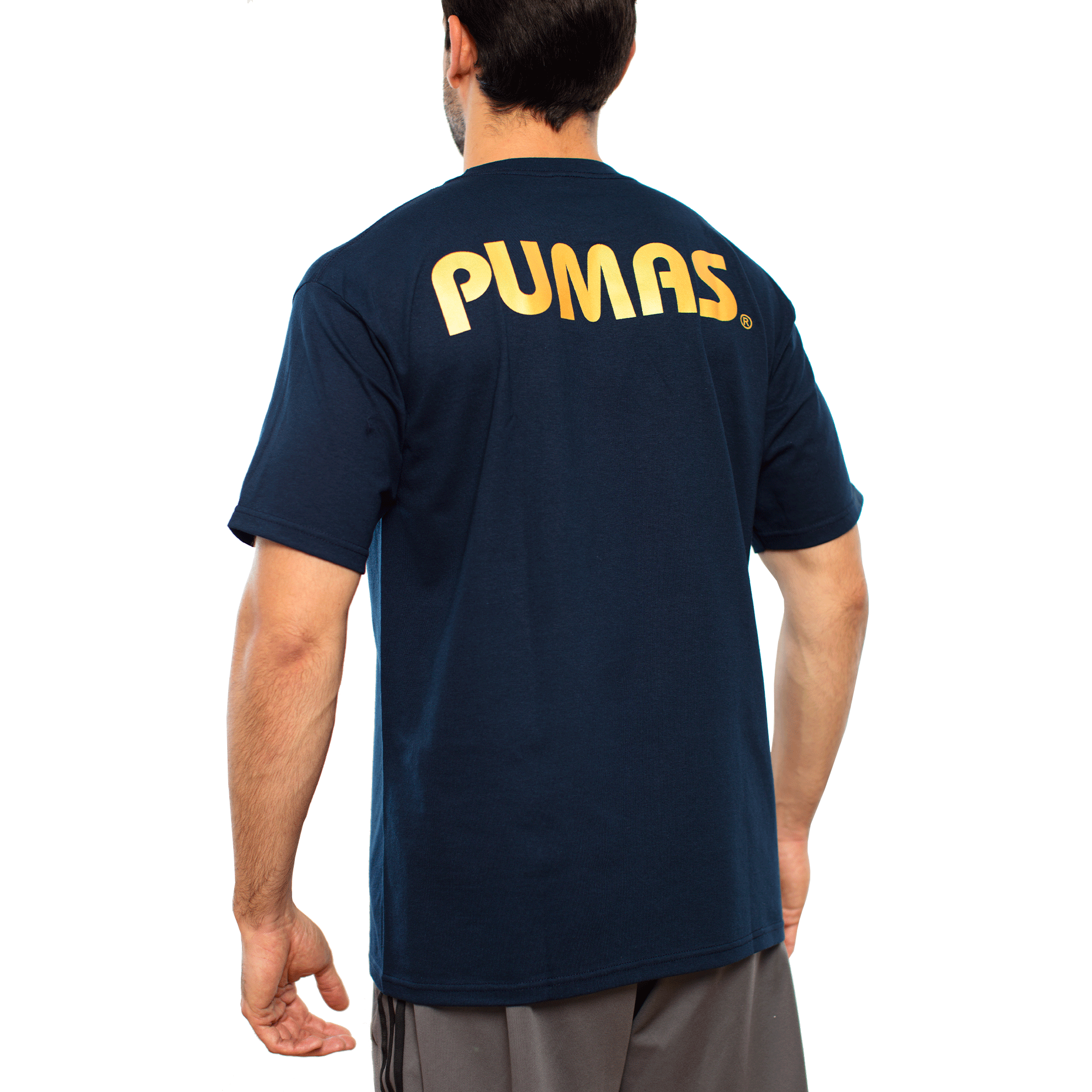 Playera PUMAS BASIC azul manga corta